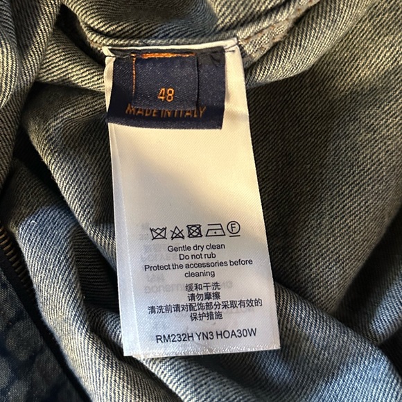 VERY RARE! Louis Vuitton Collection Yayoi Kusama Denim Jacket and Pants. - Picture 6 of 9